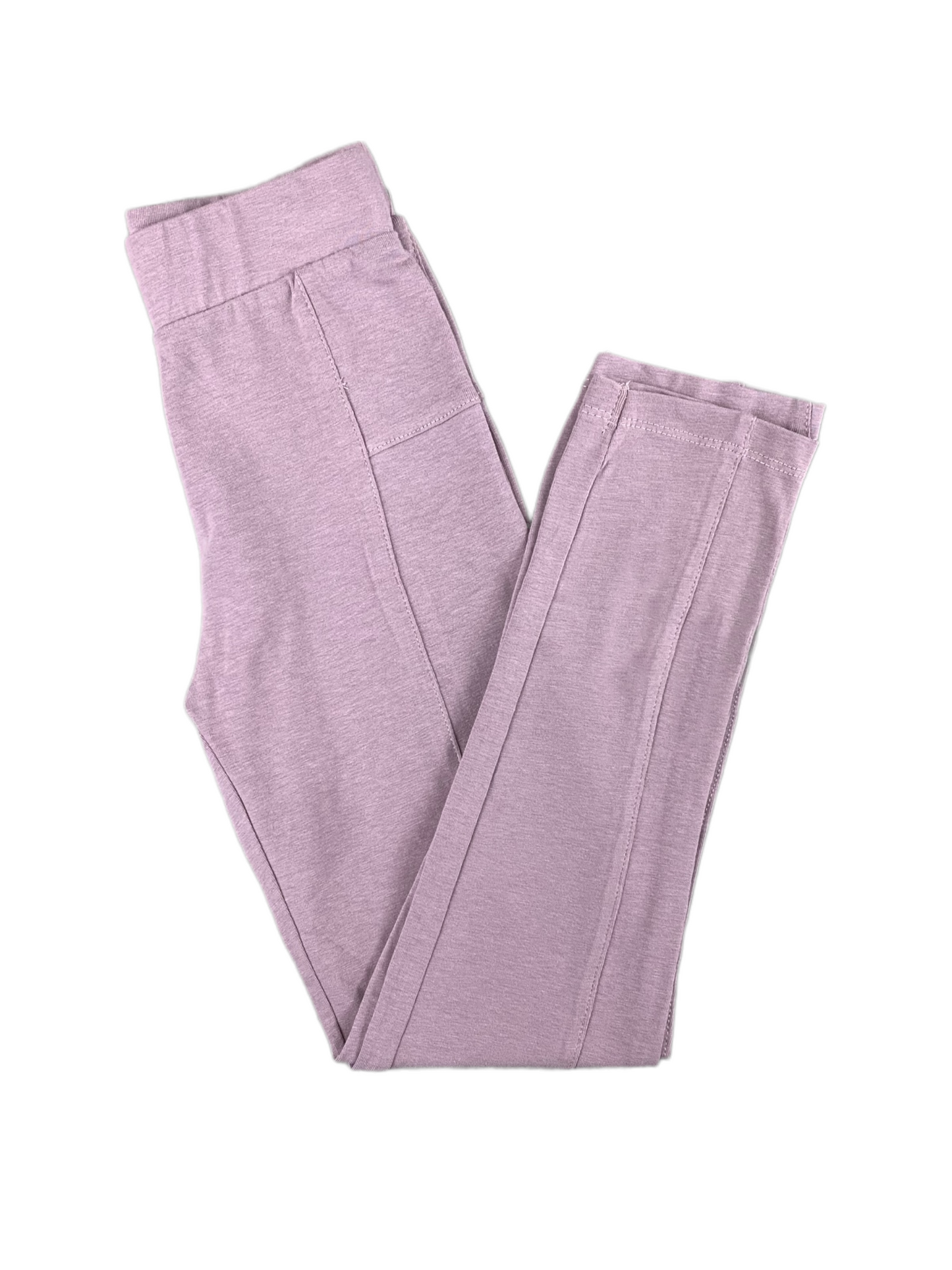 Lilac leggings Mandarine&Co for girls 7 to 14 years
