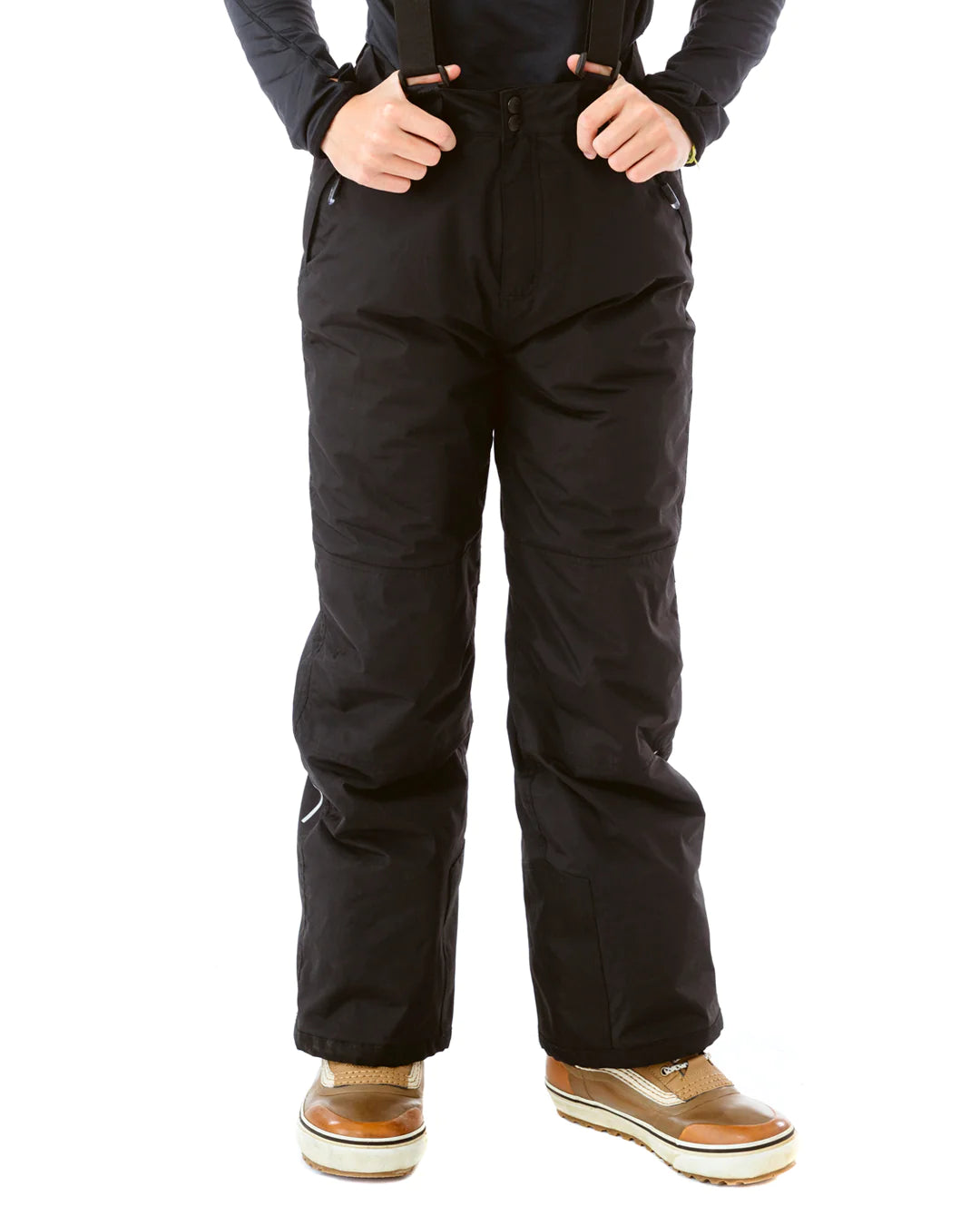Pantalon de neige noir Peluche et Tartine unisexe 8 à 16 ans