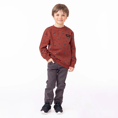 Red Nanö sweater for boys 2 to 6 years