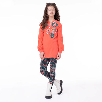 Nanö coral tunic for girls 7 to 14 years