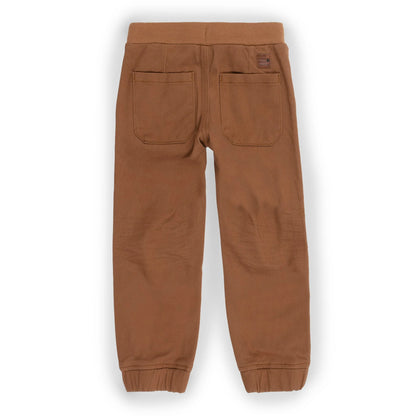 Brown Nanö joggers for boys 7 to 14 years