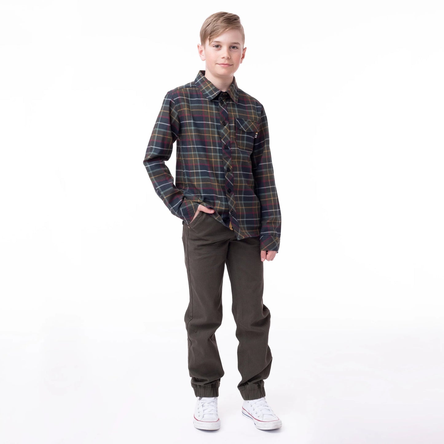 Chemise à carreaux Nanö pour garçon 7 à 14 ans