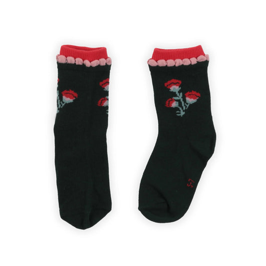 Nanö black socks for baby girl
