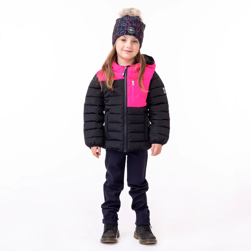 Nanö mid-season quilted coat for girls 2 to 12 years