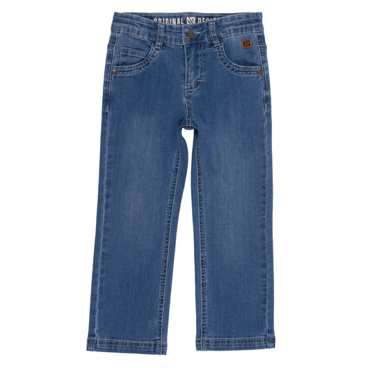 Jeans jambe évasé nano 7 à 14 ans