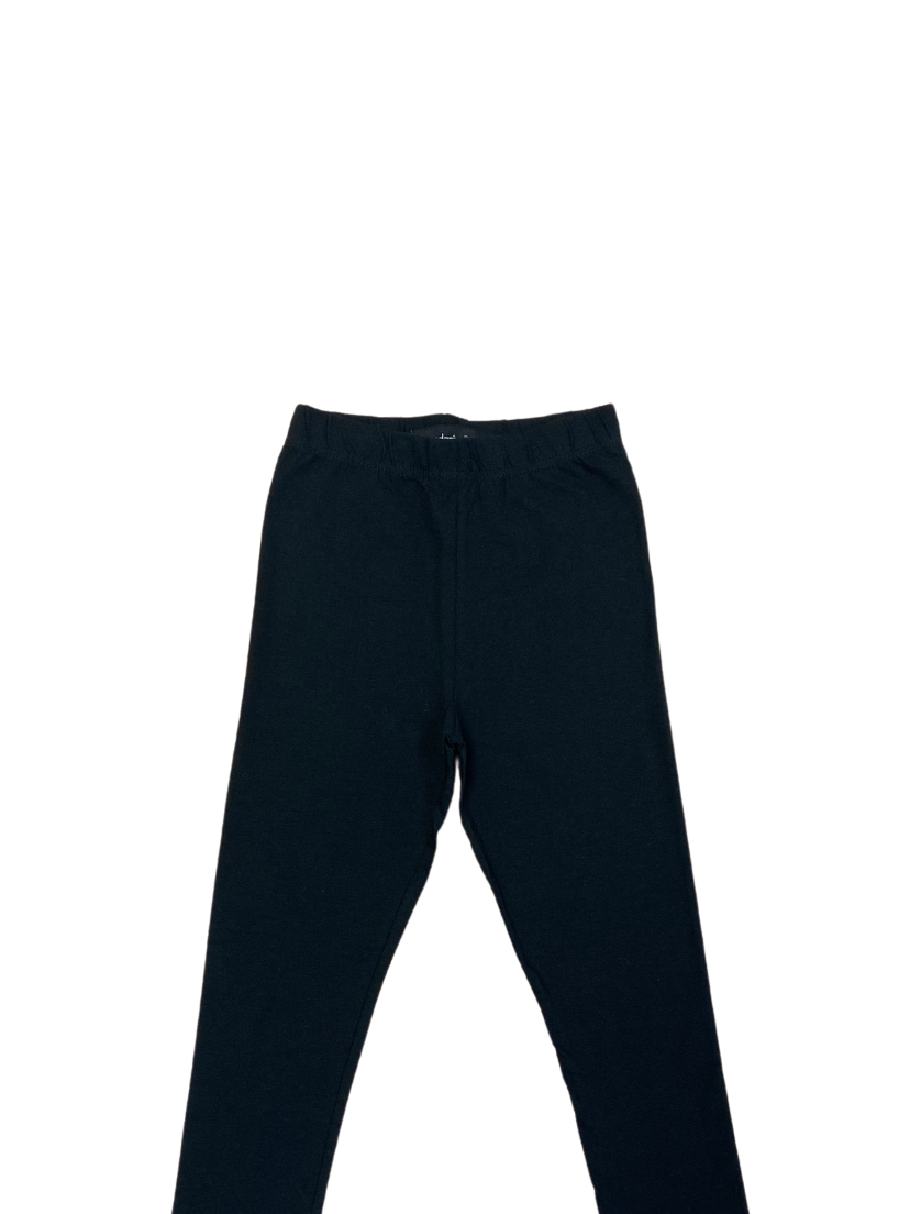 Mandarine&Co black leggings for girls 7 to 14 years old