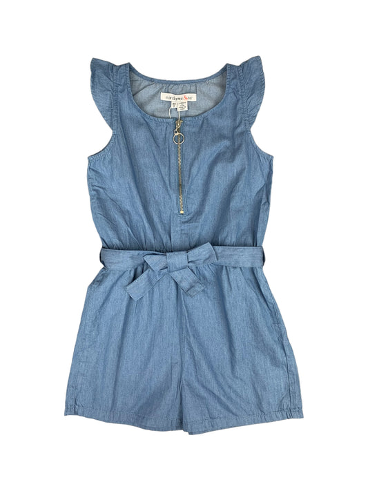Denim-effect jumpsuit Mandarine&Co for girls 7 to 14 years