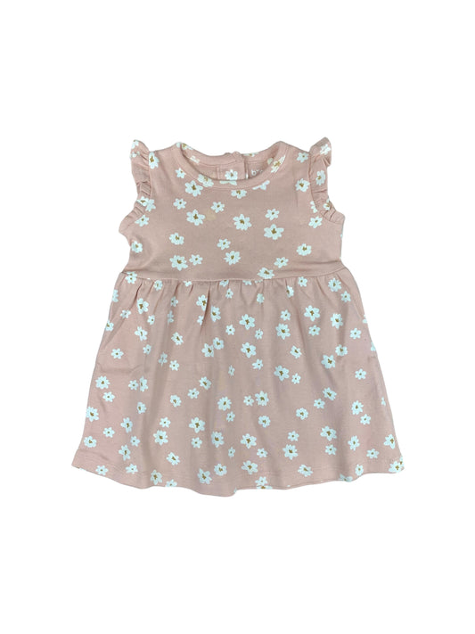 Pink floral dress B'organic for baby girl