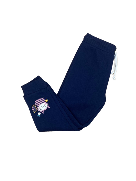 DIDI navy jogging pants for girls 2 to 7 years old