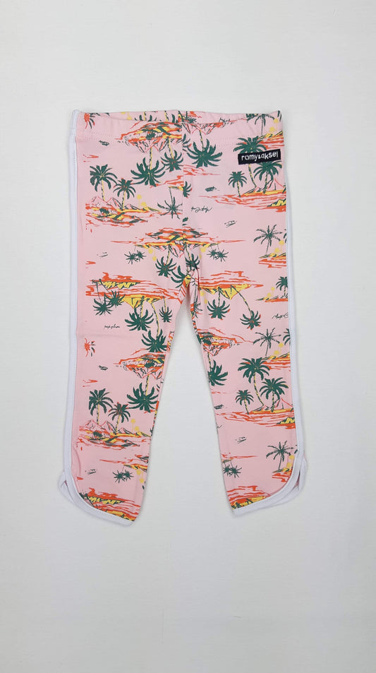 Palm tree leggings 6 to 24 months / nas-ss21