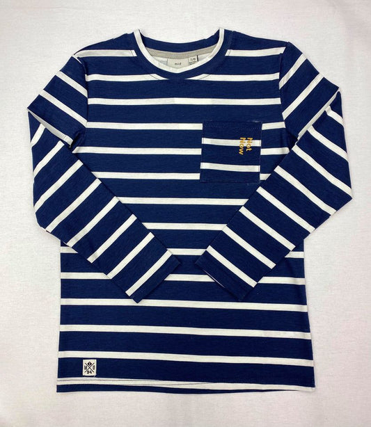 Striped long-sleeved T-shirt - 7 to 14 years