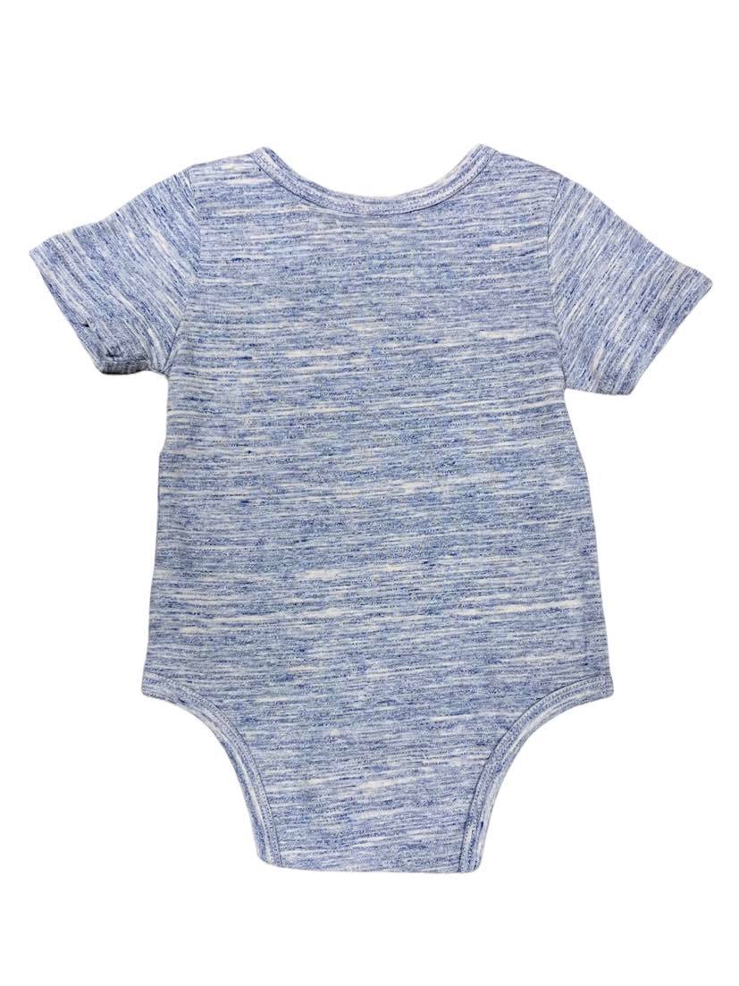 Blue MID bodysuit for boys 3 to 24 months