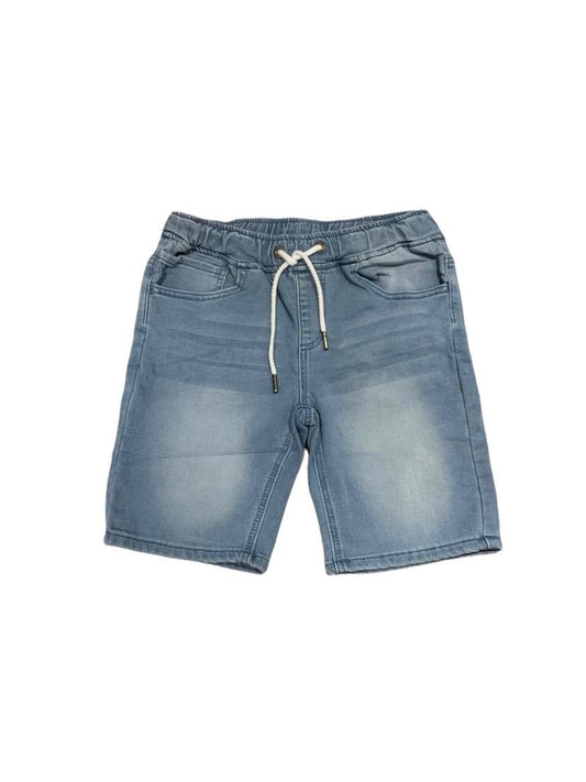 Pale blue denim Bermuda shorts for boys 8 to 16 years old