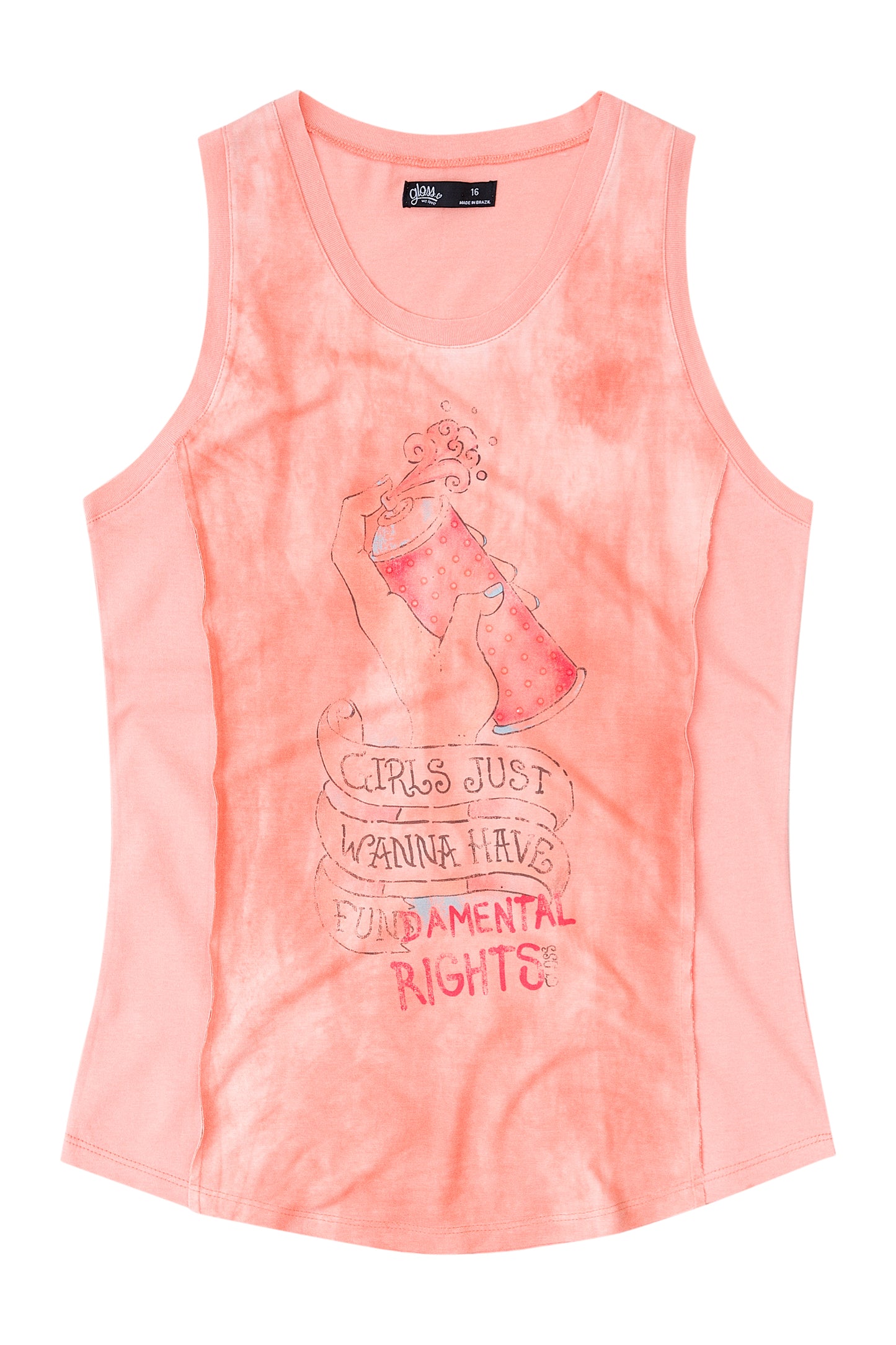 CORAL-GLOSS CAMISOLE 14 TO 16 YEARS
