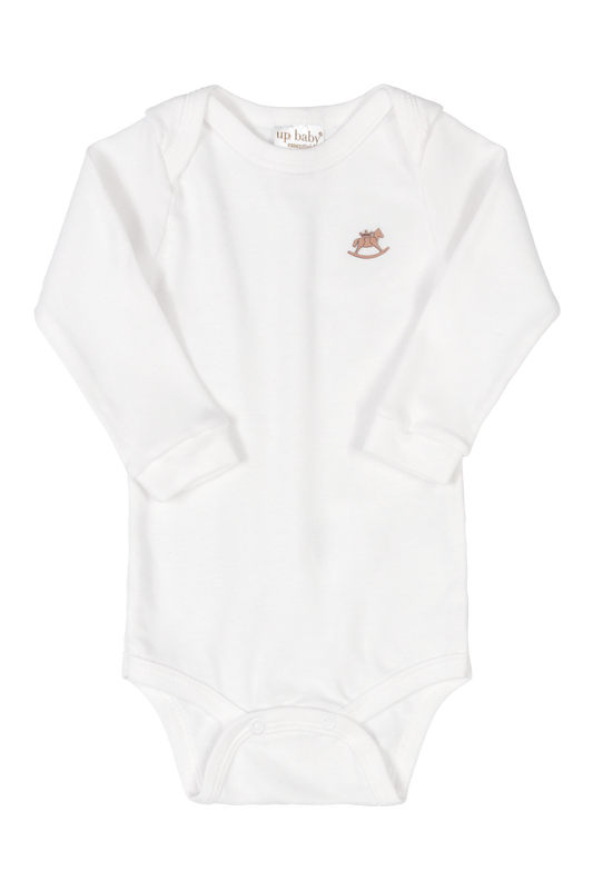 White Long-sleeved bodysuit White up to 3 years - upss21