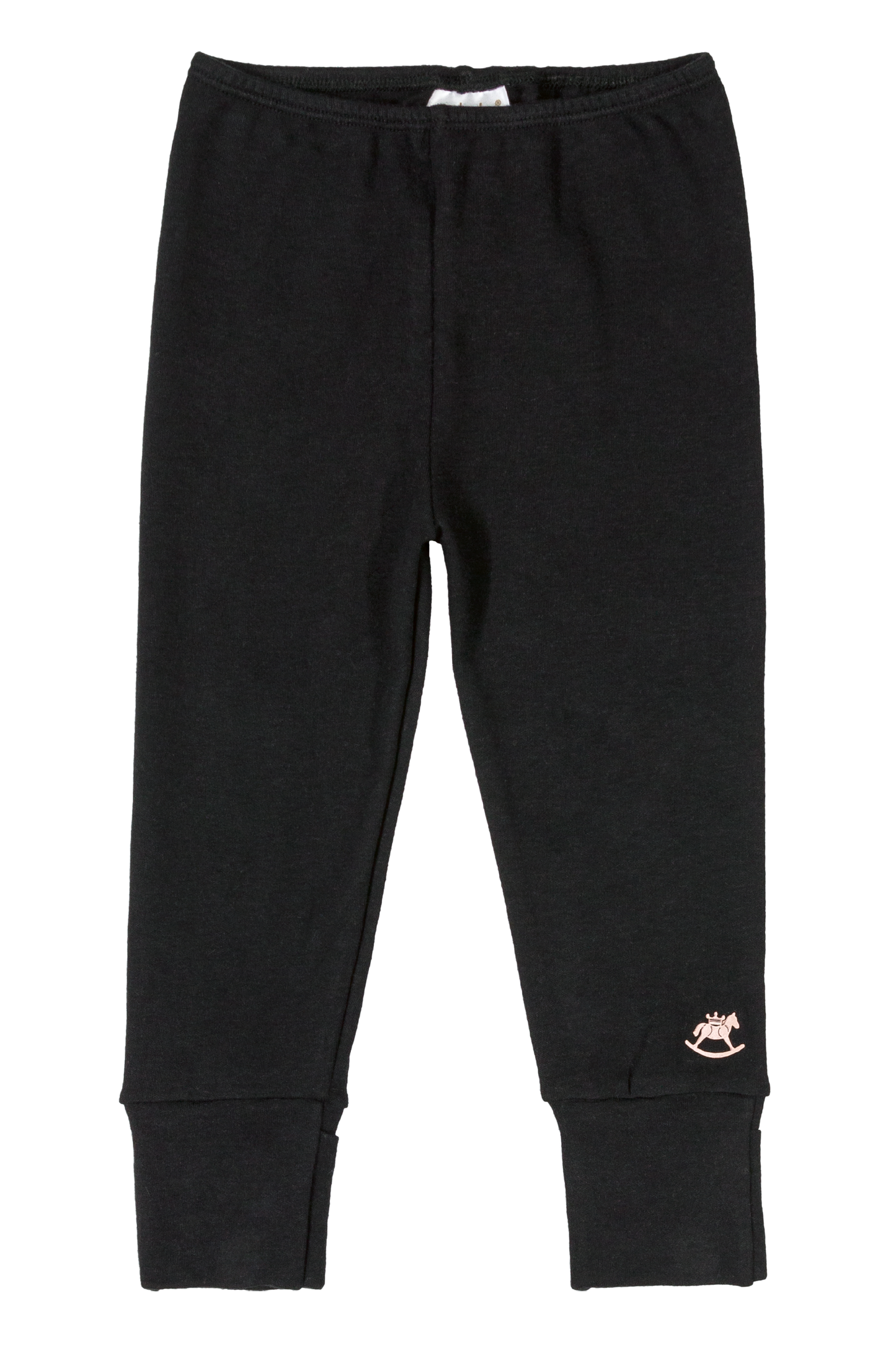 Pantalon pyjama en coton noir 0 à 3 ans