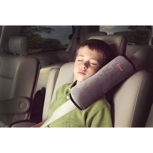 Diono - Safety Strap Travel Pillow - Grey.