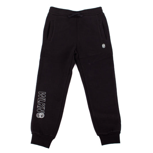 WLKN black joggers for boys 4 to 14 years - SS22
