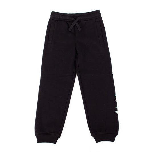 WLKN black joggers for girls 4 to 14 years - SS22