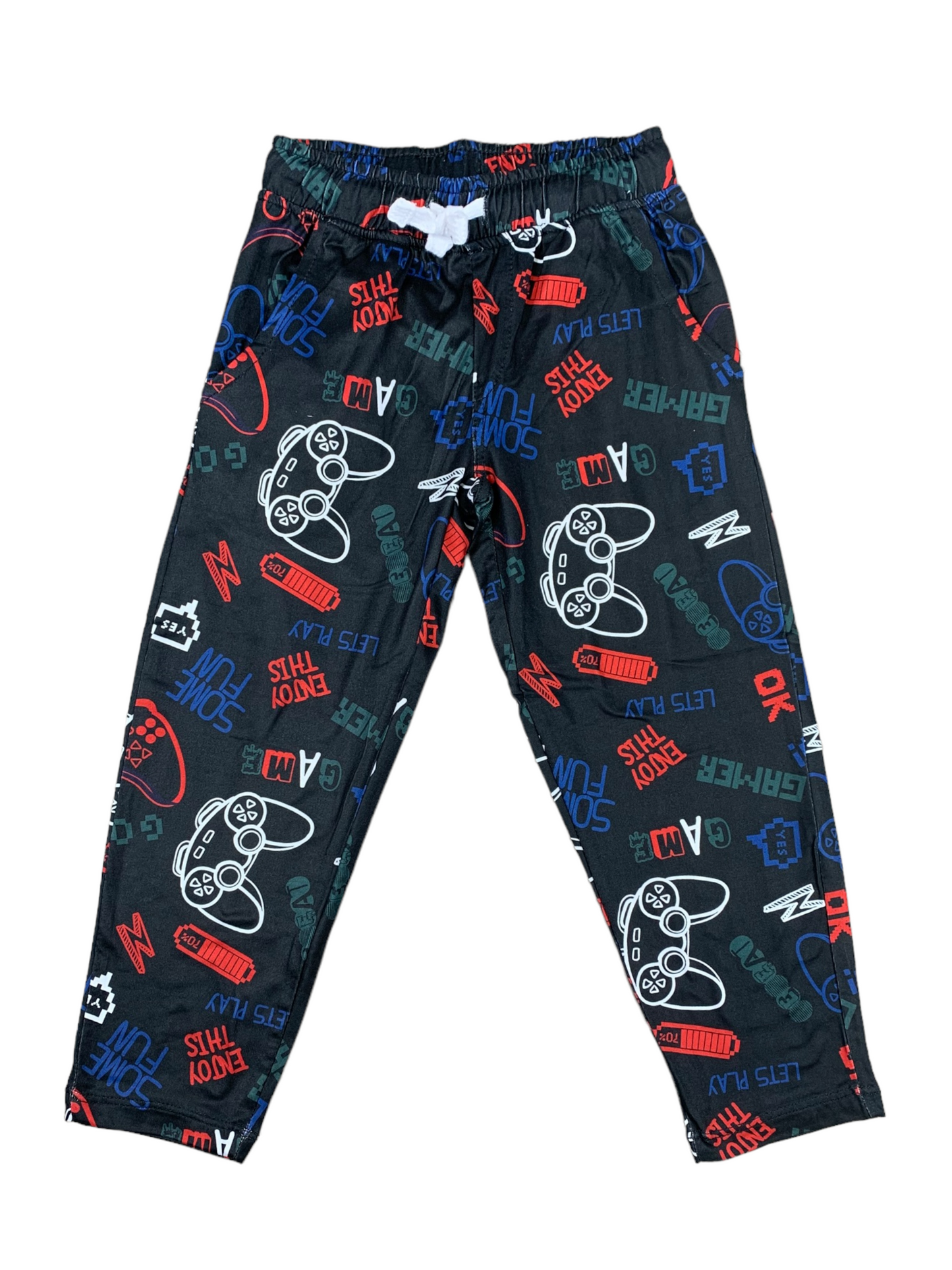 Blue Northcoast video game pajamas for boys 2 to 7 years