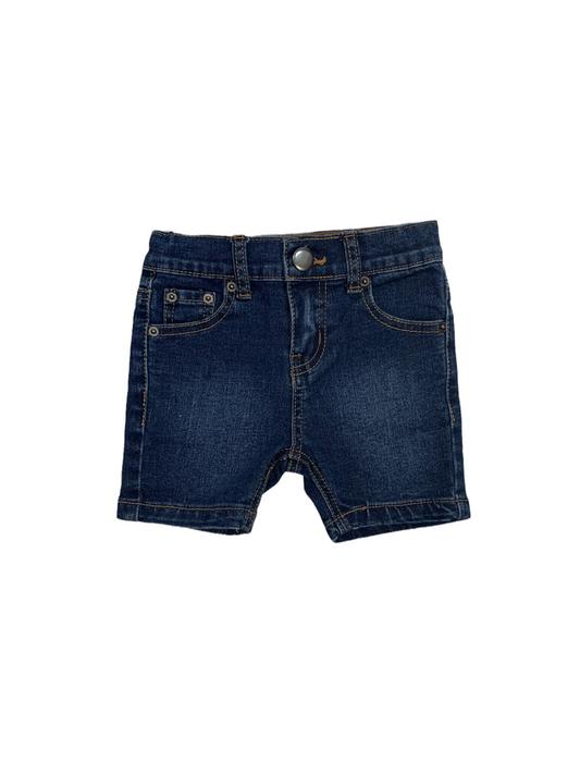 Dark blue denim Bermuda shorts Mandarine&Co for girls 2 to 7 years
