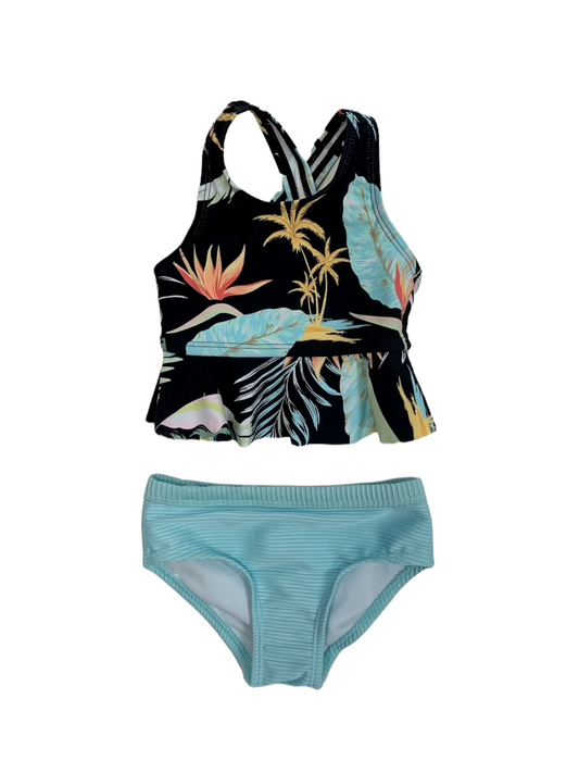 Mandarine&Co blue two-piece swimsuit for baby girl