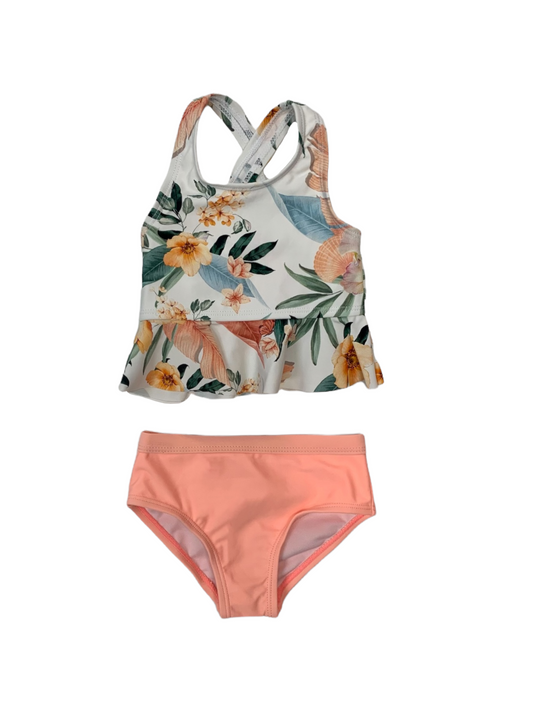 Mandarine&Co pink two-piece swimsuit for baby girl