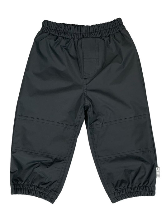Nanö black mid-season pants for babies 12 to 24 months
