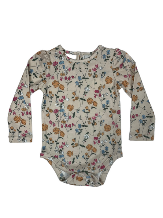 Floral onesie MID for baby girl