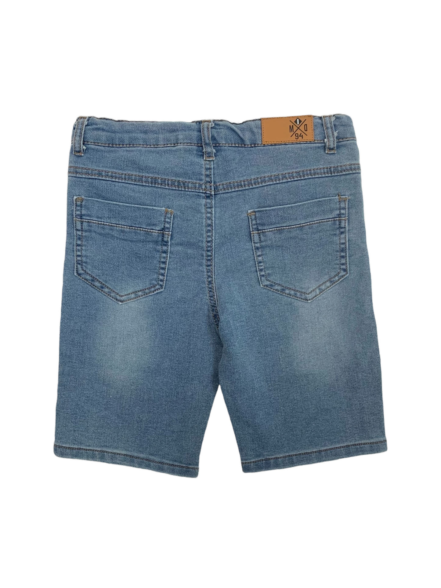 Pale blue MID Bermuda shorts for boys 7 to 14 years old