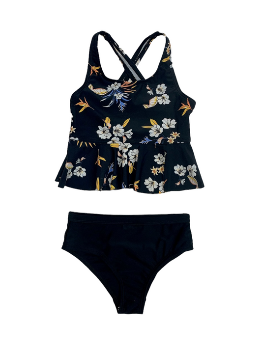 Mandarine&Co black two-piece swimsuit for baby girl