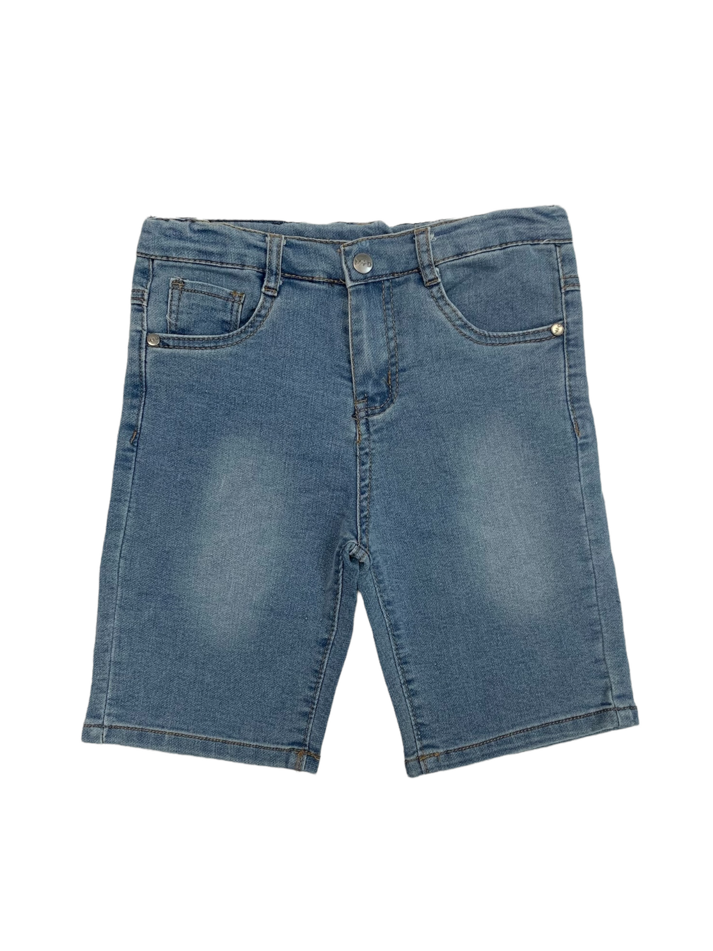 Pale blue MID Bermuda shorts for boys 7 to 14 years old