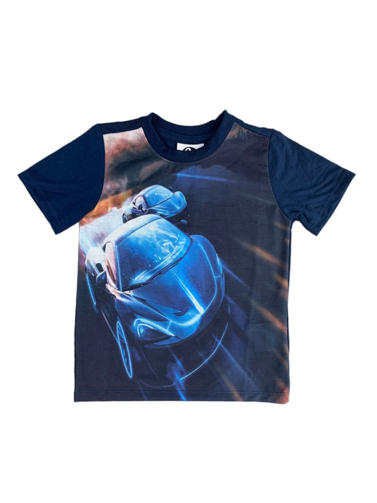 Blue T-shirt with cars Northcoast for Boys 2 to 7 Years
