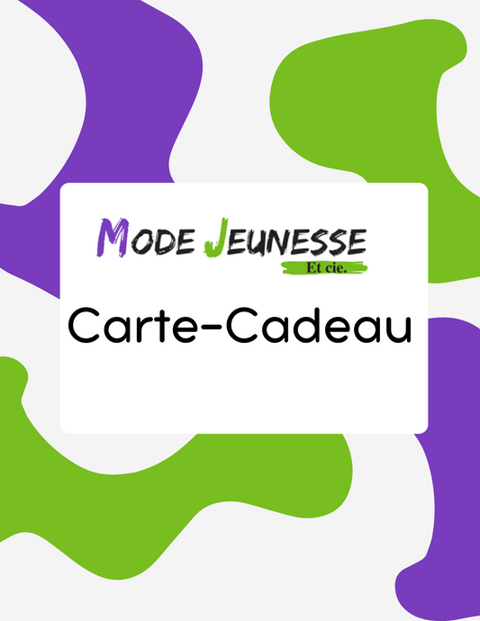 Carte-cadeaux Mode Jeunesse