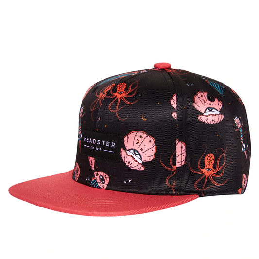 Black and Pink Headster Cap