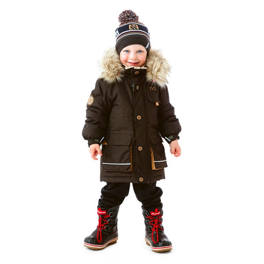Nanö olive winter coat 4 to 6 years FW-21