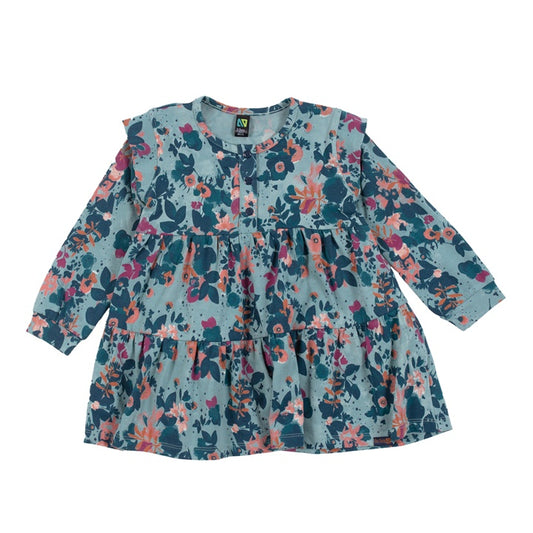 Nanö turquoise floral tunic for baby girl