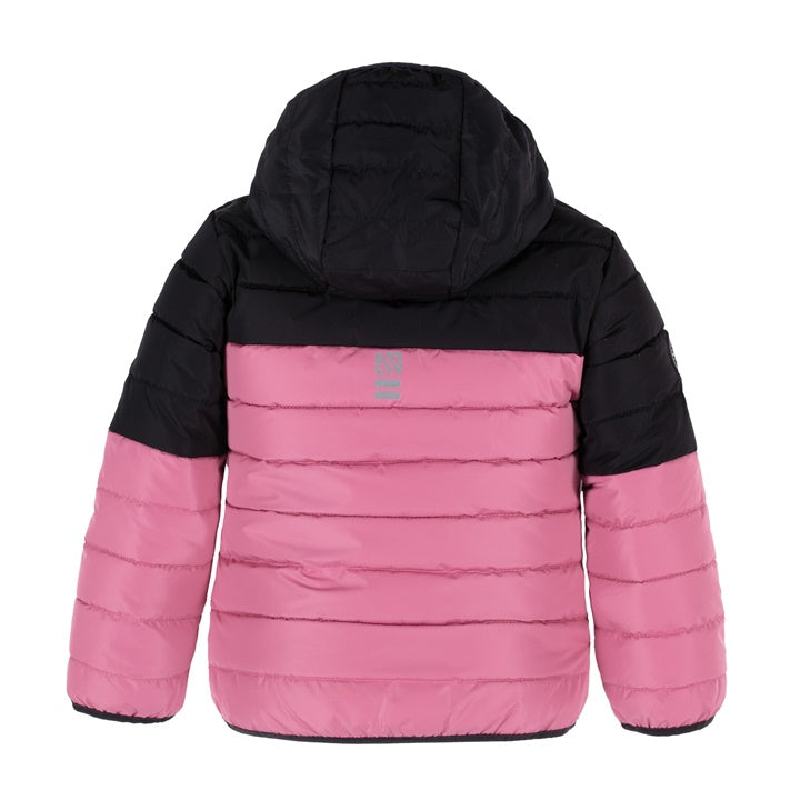 Manteau rose mi saison Nan pour b b fille