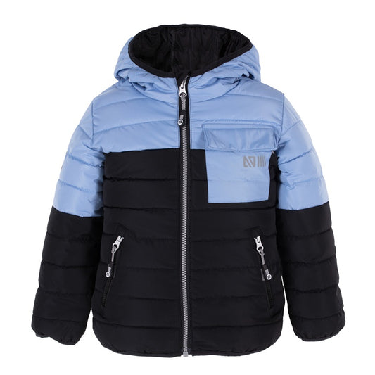 Manteau mi-saison bleu Nanö pour bébé fille