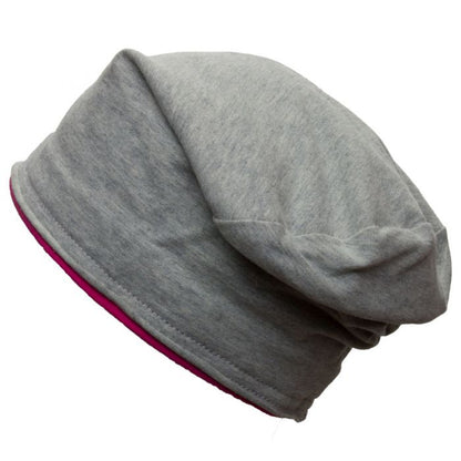 Reversible pink beanie calikids ss21